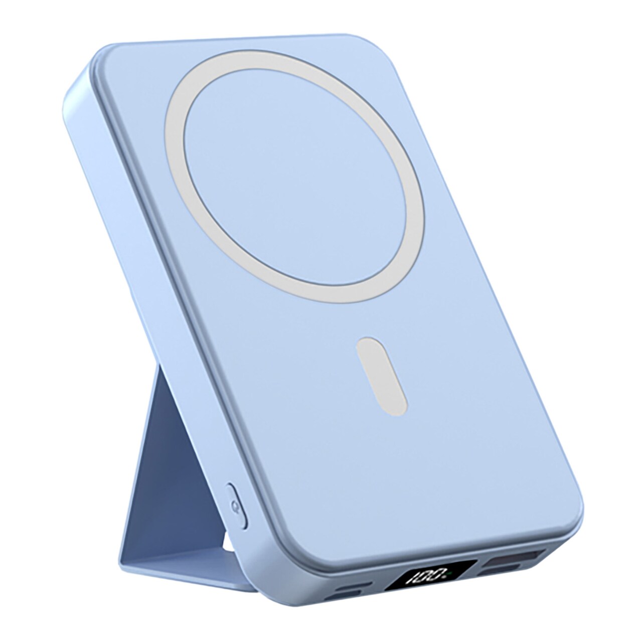 Magnetic Wireless Charging Power Bank, 10000mAh Capacity, Fast Charging, Foldable Stand, Strong Magnet, For iPhone 16/15/14/13/12/Mini/Plus/Pro/Pro Max.